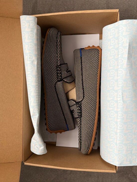 Rothy's The Daily Driver - Classic Micro Check Size 6 - Picture 2 of 5